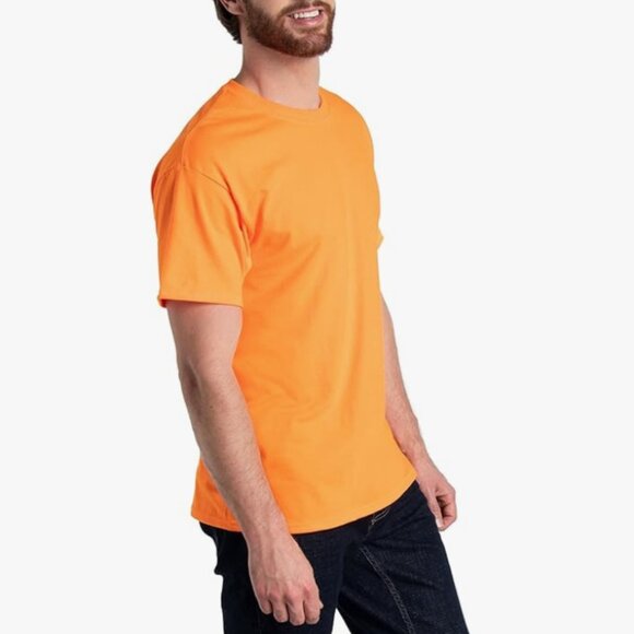 "FAFO" Safety Orange Reflective Graphic T-Shirt - Picture 5 of 7